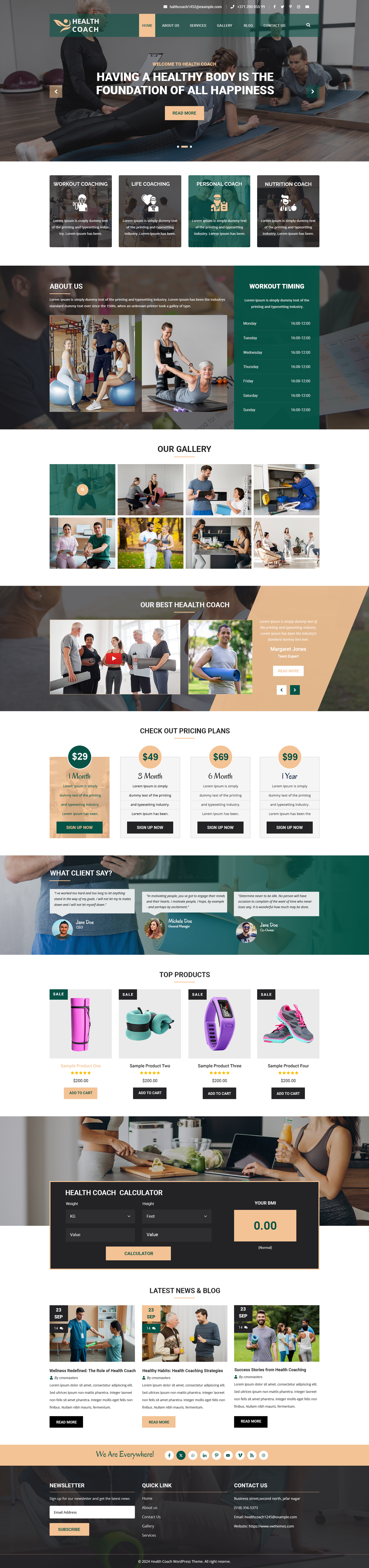 Coach WordPress Theme