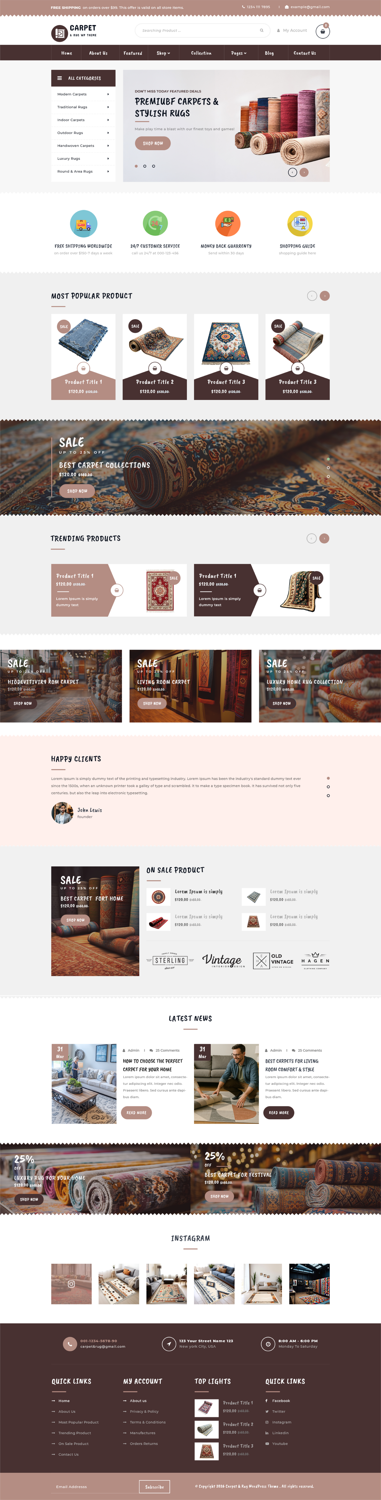 Carpets WordPress Theme