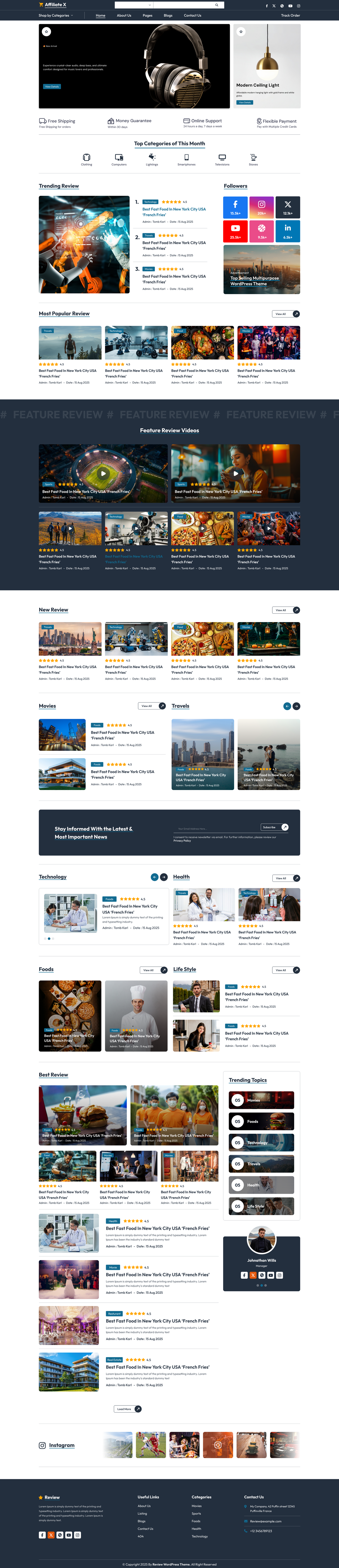 Affiliate WordPress Theme