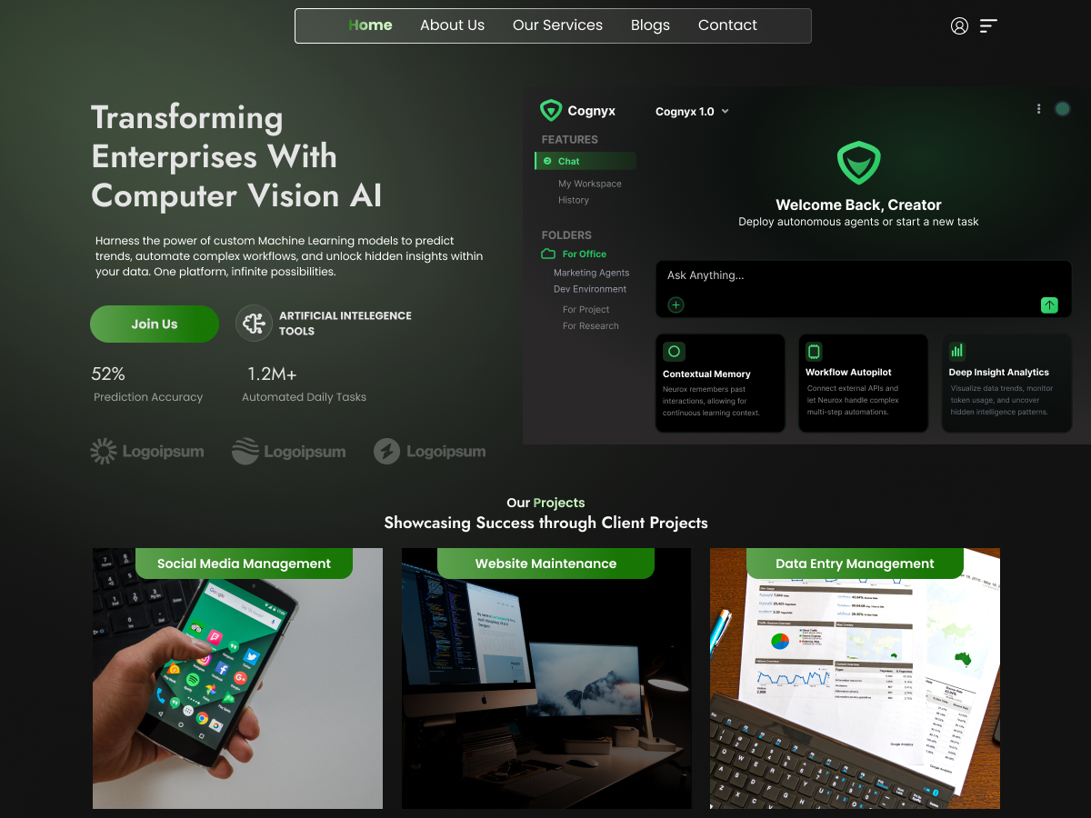 Free AI Machine learning WordPress Theme
