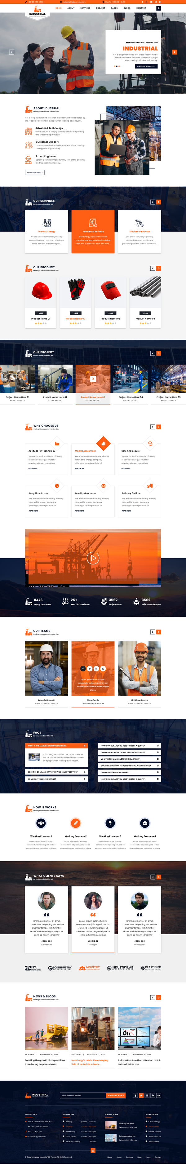 Industry WordPress Theme